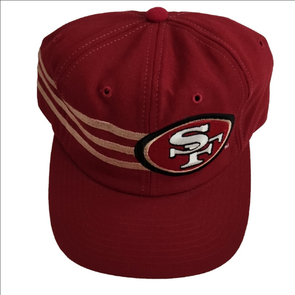 Starter Vintage NFL SF 49ers Red with Gold Stripes Hat